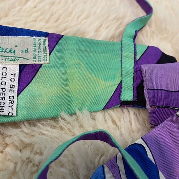 1990’s Emilio Pucci Silk Bra, Made in Italy, size 12 - Picture 9 of 12